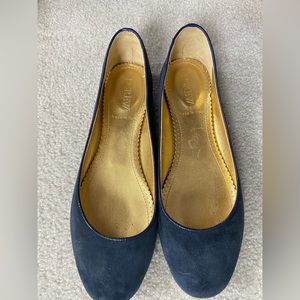 J Crew suede ballet flats; only worn a couple times; lots of wear left in them!